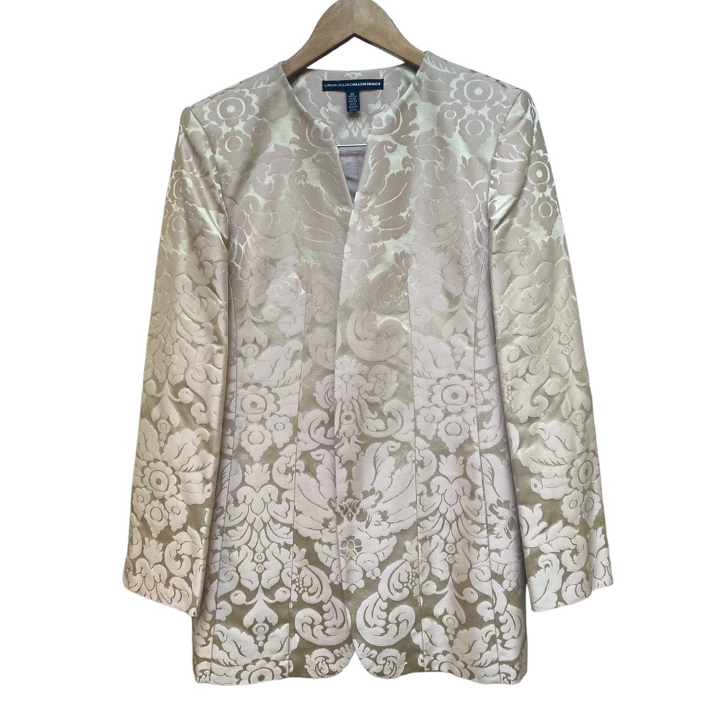 New Linda Allard/ Ellen Tracy I Silk I Blazer and Skirt I Set: Size: 10